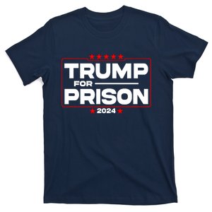 Trump For Prison 2024 Support Trump 4th Of July T-Shirt