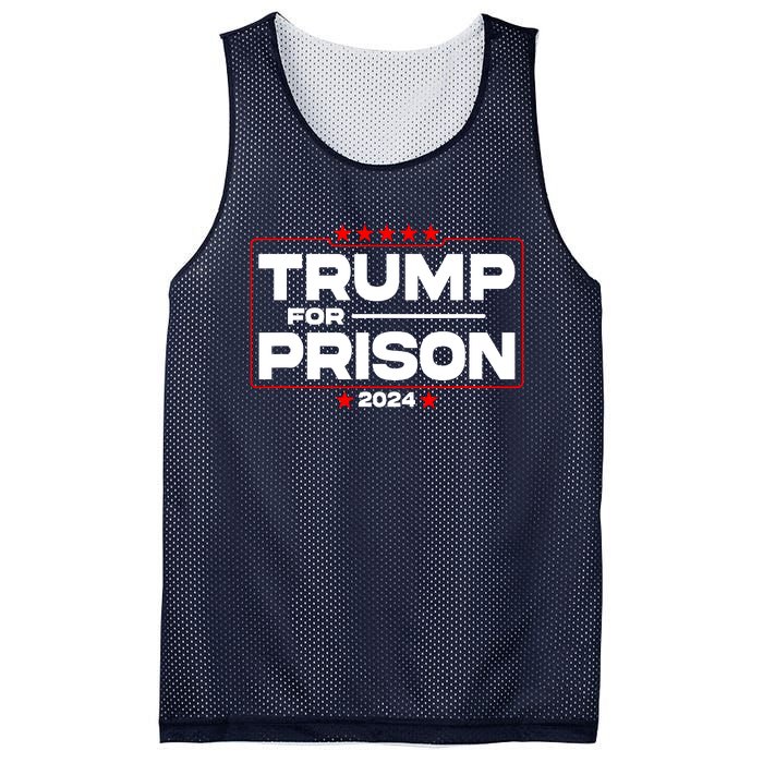 Trump For Prison 2024 Support Trump 4th Of July Mesh Reversible Basketball Jersey Tank