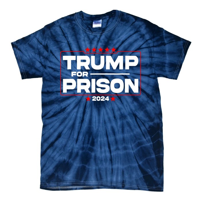 Trump For Prison 2024 Support Trump 4th Of July Tie-Dye T-Shirt