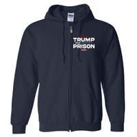 Trump For Prison 2024 Support Trump 4th Of July Full Zip Hoodie