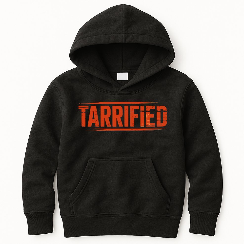 Tarrified Funny Political Kids Hoodie