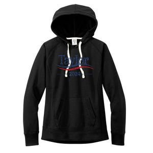 Taylor For President 2024 Bold Campaign Design Women's Fleece Hoodie