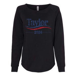 Taylor For President 2024 Bold Campaign Design Womens California Wash Sweatshirt