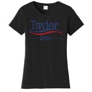 Taylor For President 2024 Bold Campaign Design Women's T-Shirt