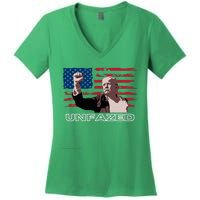 Trump For President 2024 Republican Election Rally Victory Women's V-Neck T-Shirt