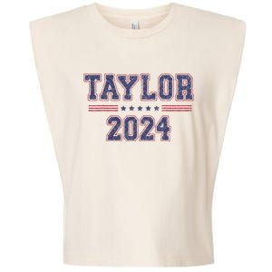 Taylor For President 2024 Garment-Dyed Women's Muscle Tee