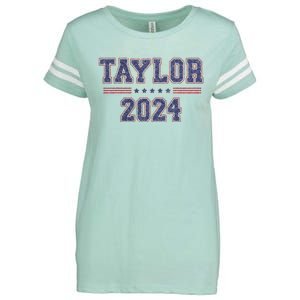 Taylor For President 2024 Enza Ladies Jersey Football T-Shirt