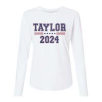 Taylor For President 2024 Womens Cotton Relaxed Long Sleeve T-Shirt