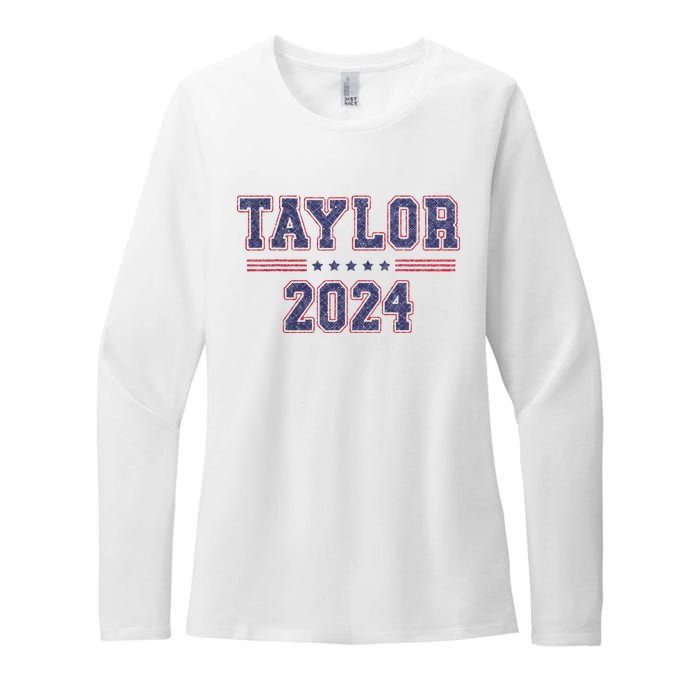 Taylor For President 2024 Womens CVC Long Sleeve Shirt