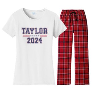 Taylor For President 2024 Women's Flannel Pajama Set