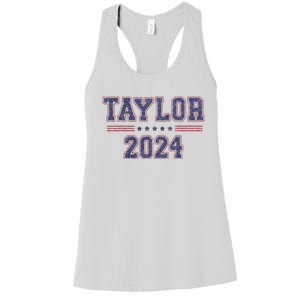 Taylor For President 2024 Women's Racerback Tank