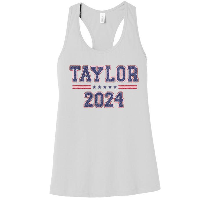 Taylor For President 2024 Women's Racerback Tank