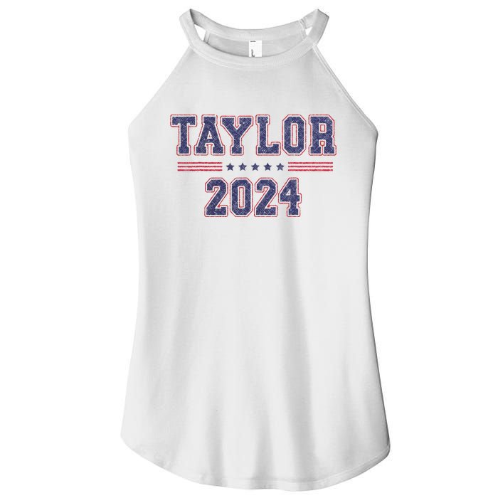 Taylor For President 2024 Women's Perfect Tri Rocker Tank