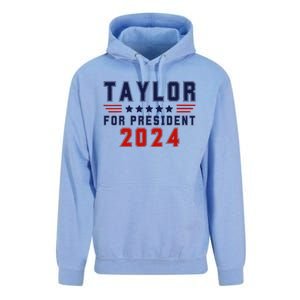 Taylor For President 2024 Bold Campaign Unisex Surf Hoodie