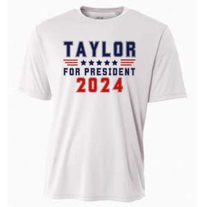 Taylor For President 2024 Bold Campaign Cooling Performance Crew T-Shirt