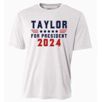 Taylor For President 2024 Bold Campaign Cooling Performance Crew T-Shirt