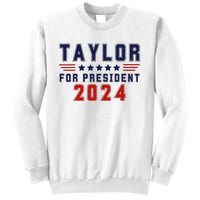 Taylor For President 2024 Bold Campaign Sweatshirt