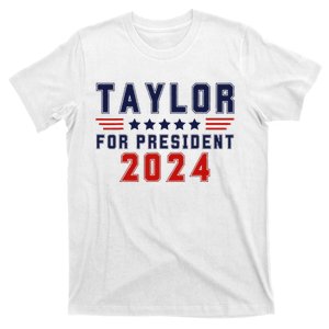 Taylor For President 2024 Bold Campaign T-Shirt