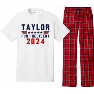 Taylor For President 2024 Bold Campaign Pajama Set