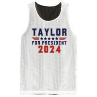 Taylor For President 2024 Bold Campaign Mesh Reversible Basketball Jersey Tank