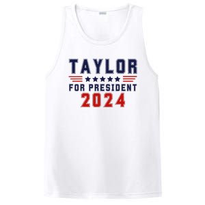 Taylor For President 2024 Bold Campaign PosiCharge Competitor Tank