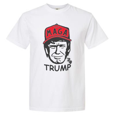 Trump For President 2024 Maga Trump Funny Vote Trump Garment-Dyed Heavyweight T-Shirt