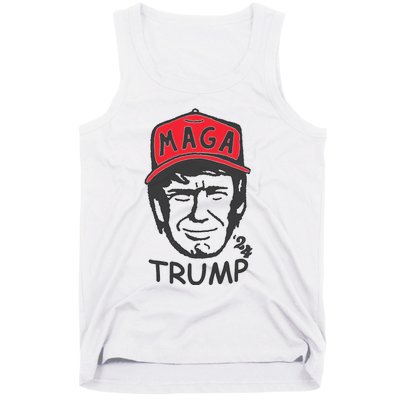 Trump For President 2024 Maga Trump Funny Vote Trump Tank Top