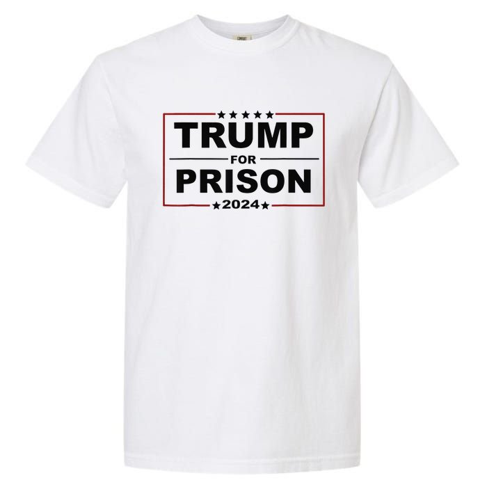 Trump For Prison 2024 Support Trump 4th Of July Garment-Dyed Heavyweight T-Shirt