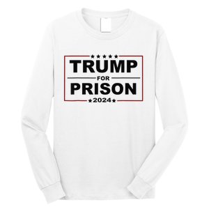 Trump For Prison 2024 Support Trump 4th Of July Long Sleeve Shirt