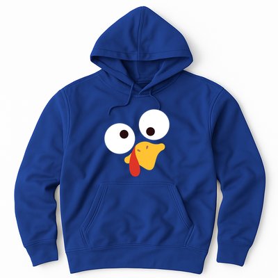 Turkey Face Pilgrim Costume Crazy Funny Gift Hoodie