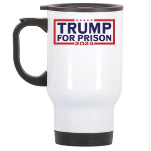 Trump For Prison 2024 Donald Trump Mugshot President Trump Stainless Steel Travel Mug