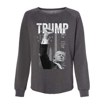 Trump Fist Pump 2024 Pennsylvania Rally Womens California Wash Sweatshirt