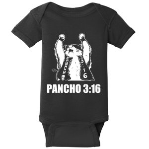 Todd Ferguson Pancho 3 16 Baby Bodysuit