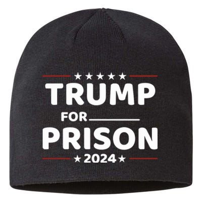 Trump For Prison 2024 Donald Trump Mugshot President Trump Sustainable Beanie