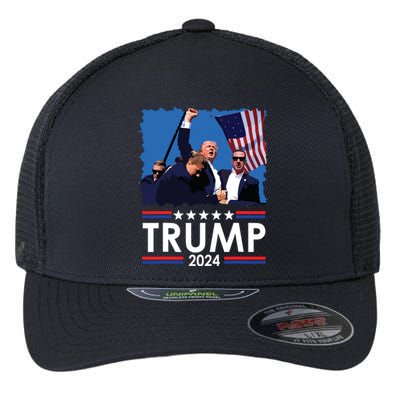 Trump Fist Pump Shot At Trump 2024 Trump Survives Rally Flexfit Unipanel Trucker Cap