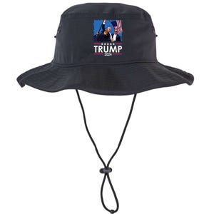 Trump Fist Pump Shot At Trump 2024 Trump Survives Rally Legacy Cool Fit Booney Bucket Hat