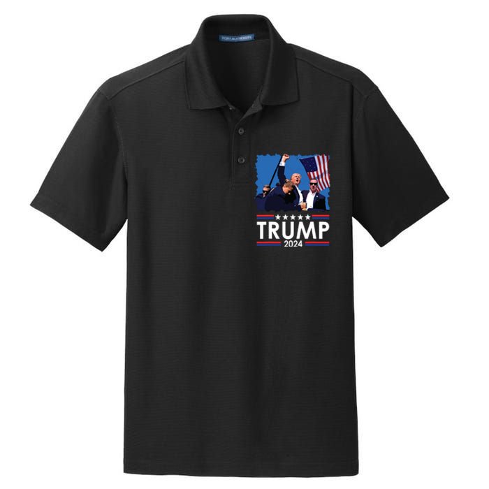 Trump Fist Pump Shot At Trump 2024 Trump Survives Rally Dry Zone Grid Polo