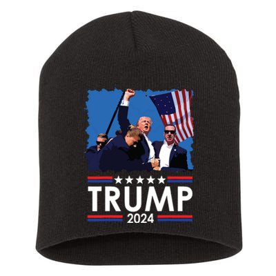 Trump Fist Pump Shot At Trump 2024 Trump Survives Rally Short Acrylic Beanie