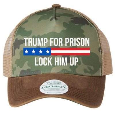 Trump For Prison Lock Him Up Legacy Tie Dye Trucker Hat