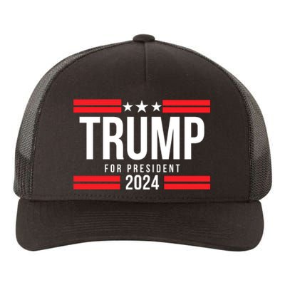 Trump For President 2024 Jd Vance For Vp Trump Vance 2024 Make America Great Aga Yupoong Adult 5-Panel Trucker Hat