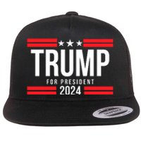 Trump For President 2024 Jd Vance For Vp Trump Vance 2024 Make America Great Aga Flat Bill Trucker Hat