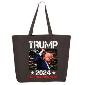 Trump Fist Pump Shot At Trump 2024 Trump Survives Rally 25L Jumbo Tote