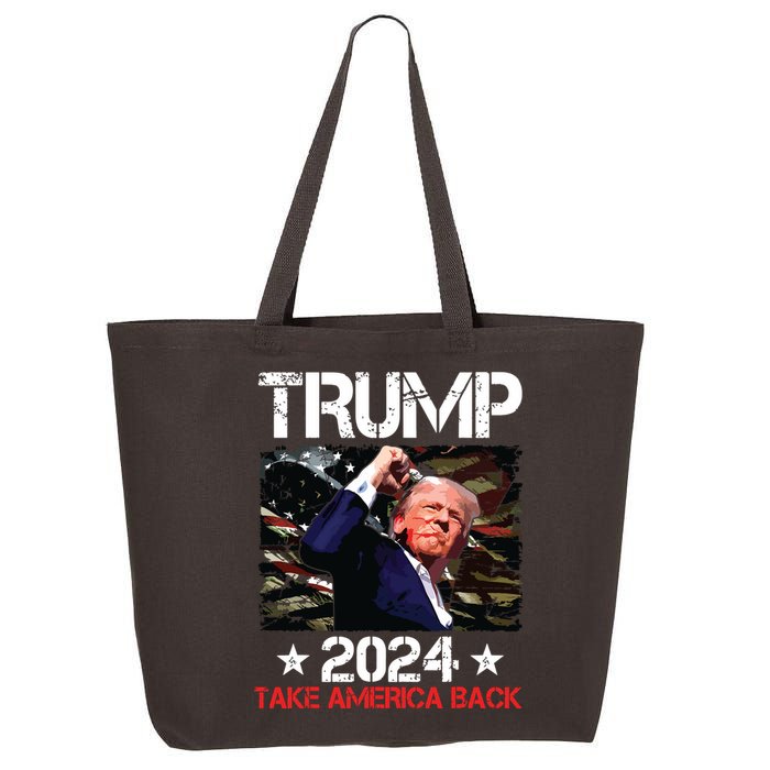 Trump Fist Pump Shot At Trump 2024 Trump Survives Rally 25L Jumbo Tote