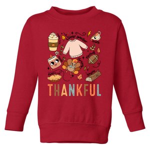 Thanksgiving Fall Pumpkin Spice Pie Football Gravy Toddler Sweatshirt