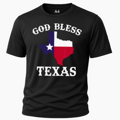 Texas Flag Patriotic Texan Pride God Bless Texas Performance Shirt