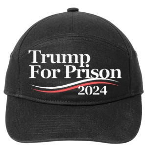 Trump For Prison 2024 7-Panel Snapback Hat