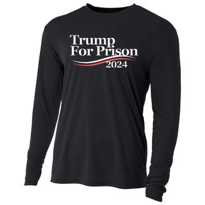 Trump For Prison 2024 Cooling Performance Long Sleeve Crew