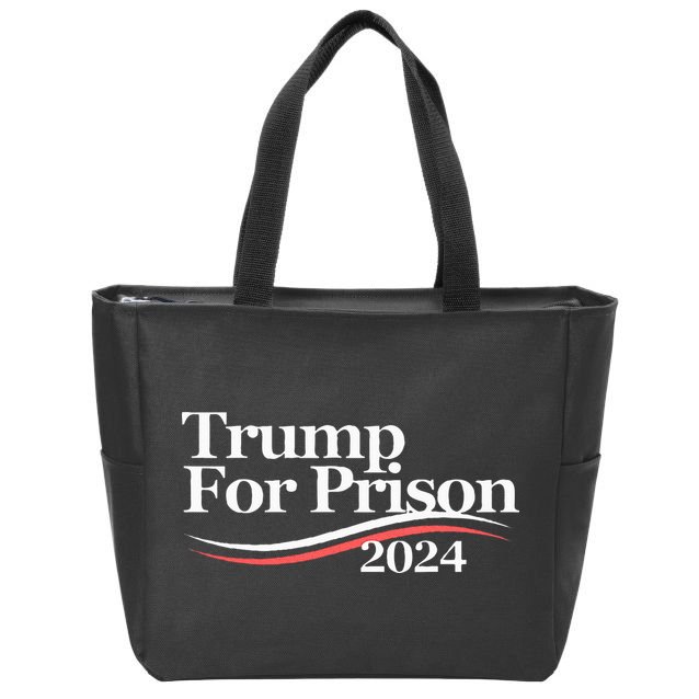 Trump For Prison 2024 Zip Tote Bag