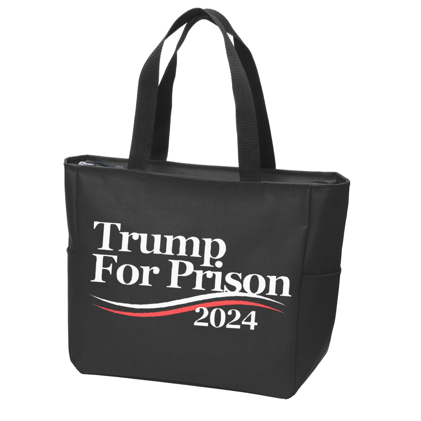 Trump For Prison 2024 Zip Tote Bag