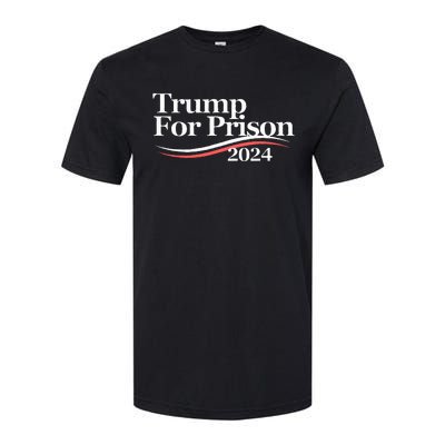 Trump For Prison 2024 Softstyle® CVC T-Shirt